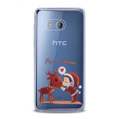 Lex Altern TPU Silicone HTC Case Christmas Deer