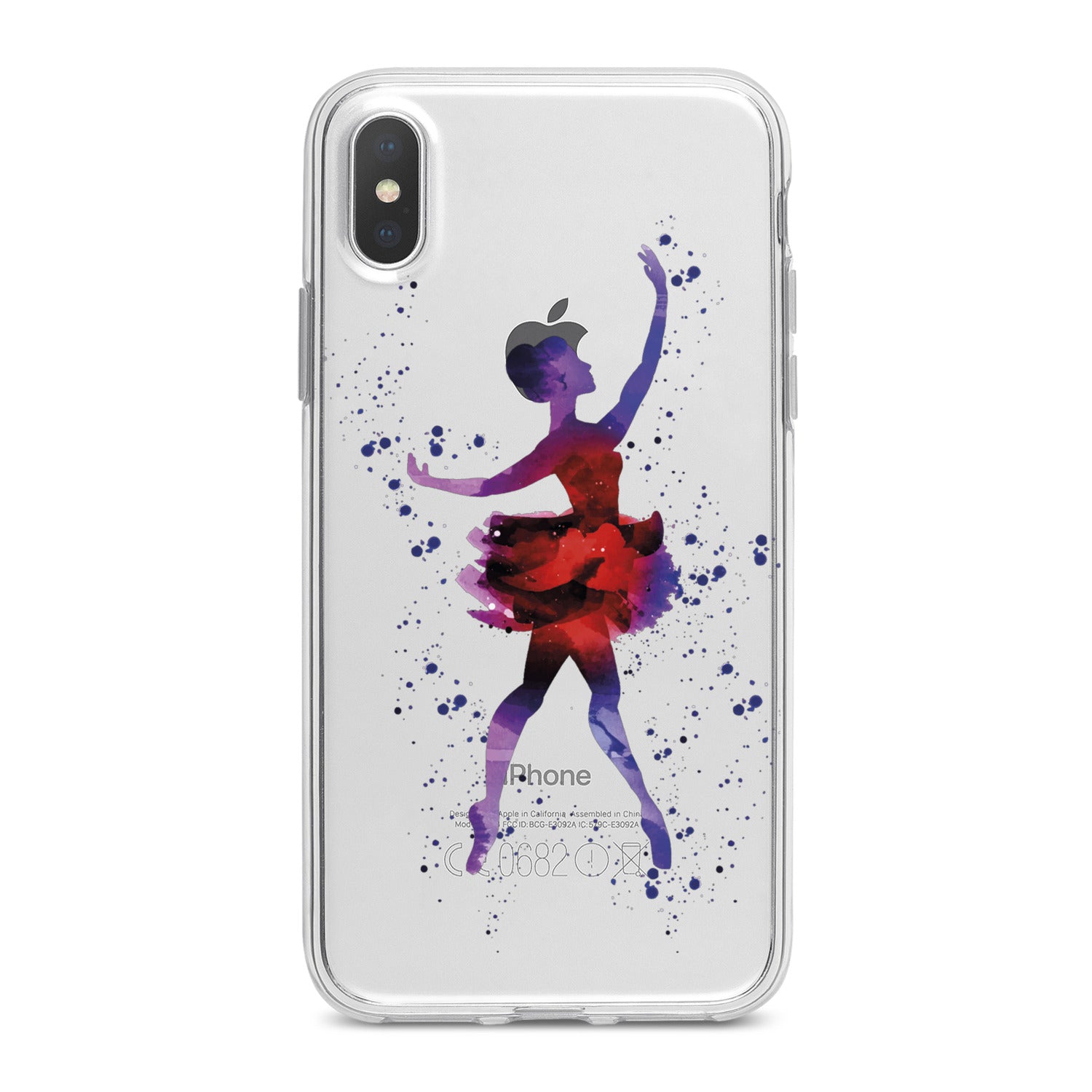Lex Altern Watercolor Ballerina Phone Case for your iPhone & Android phone.