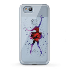 Lex Altern TPU Silicone Google Pixel Case Watercolor Ballerina