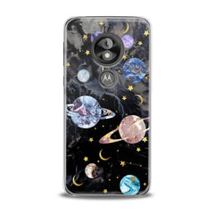 Lex Altern TPU Silicone Motorola Case Marble Space