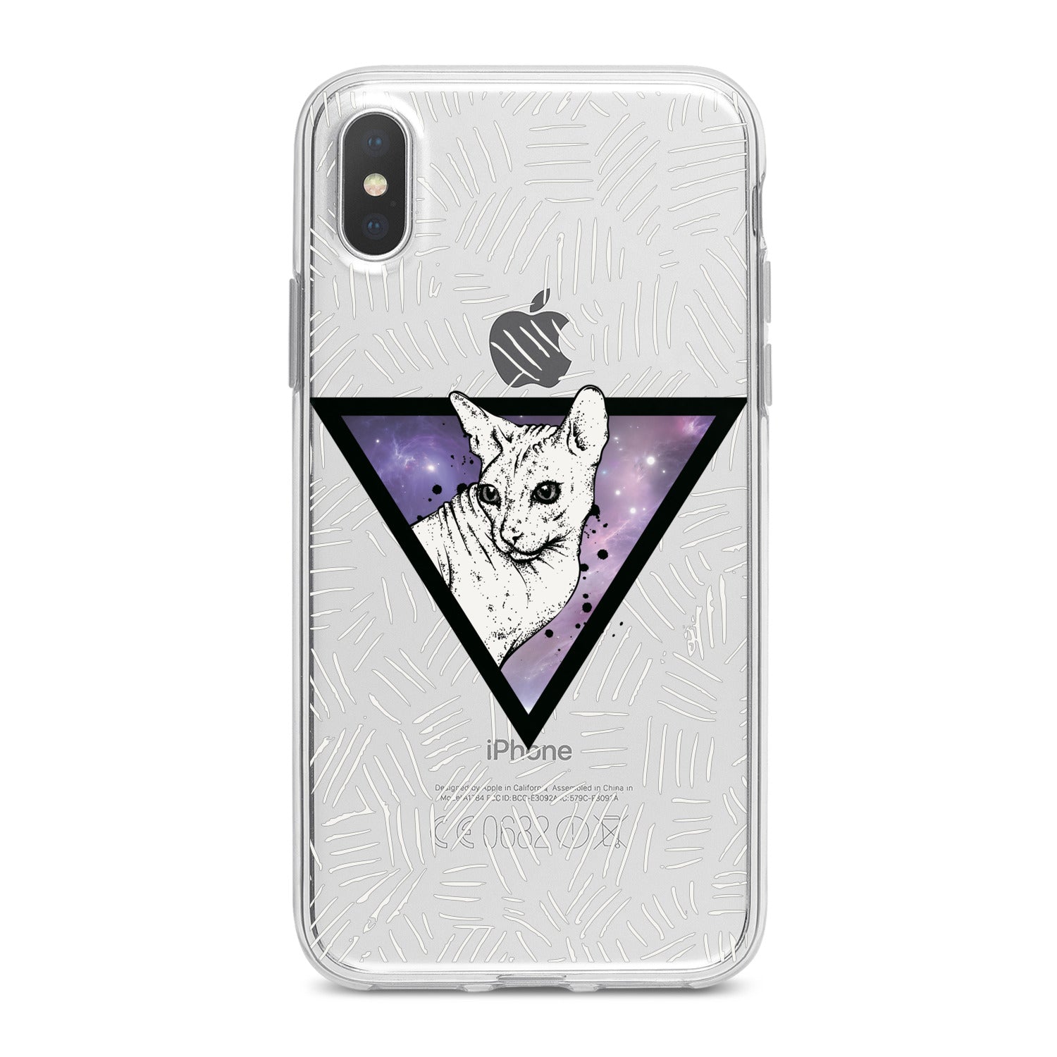 Lex Altern Galaxy Sphynx Cat Phone Case for your iPhone & Android phone.