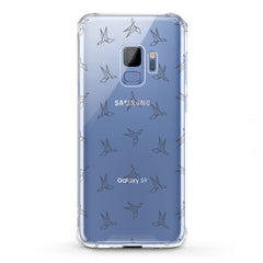 Lex Altern TPU Silicone Samsung Galaxy Case Origami Birds