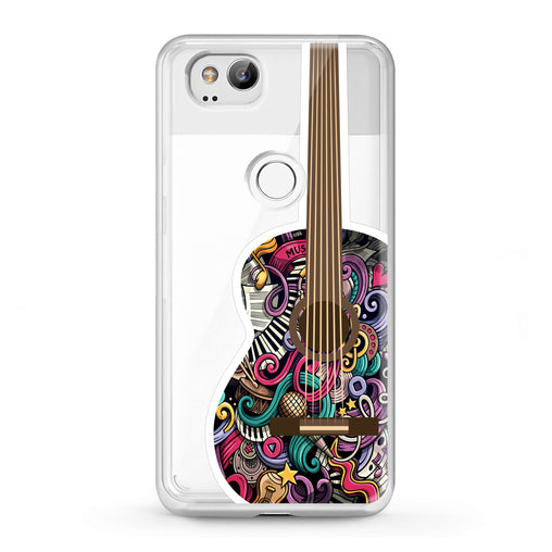 Lex Altern Google Pixel Case Colorful Guitar