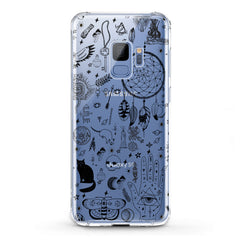 Lex Altern TPU Silicone Samsung Galaxy Case Black Pattern