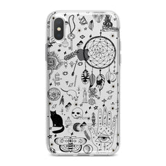 Lex Altern Black Pattern Phone Case for your iPhone & Android phone.