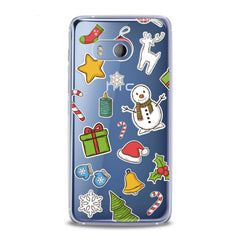 Lex Altern TPU Silicone HTC Case Winter Holidays Theme