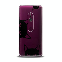 Lex Altern TPU Silicone Sony Xperia Case Elegant Black Cats