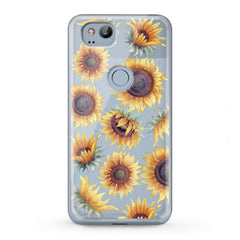 Lex Altern TPU Silicone Google Pixel Case Beautiful Sunflowers