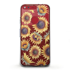 Lex Altern TPU Silicone Google Pixel Case Beautiful Sunflowers
