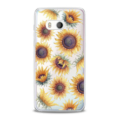 Lex Altern TPU Silicone HTC Case Beautiful Sunflowers