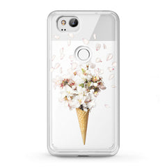 Lex Altern TPU Silicone Google Pixel Case Floral Ice Cream