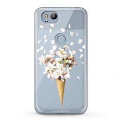 Lex Altern TPU Silicone Google Pixel Case Floral Ice Cream