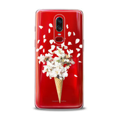 Lex Altern TPU Silicone OnePlus Case Floral Ice Cream