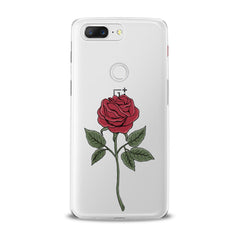 Lex Altern Red Printed Rose OnePlus Case
