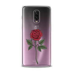 Lex Altern TPU Silicone OnePlus Case Red Printed Rose