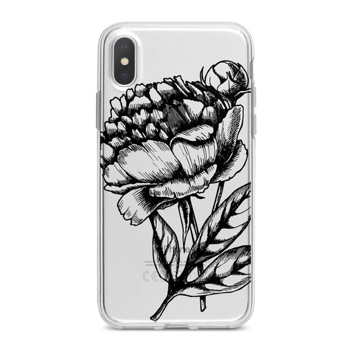 Lex Altern Graphical Peony Theme Phone Case for your iPhone & Android phone.