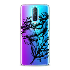 Lex Altern Graphical Peony Theme Oppo Case