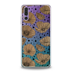 Lex Altern Contoured Poppies Huawei Honor Case