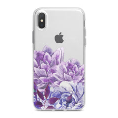 Lex Altern TPU Silicone Phone Case Awesome Purple Flowers