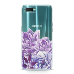 Lex Altern TPU Silicone Oppo Case Awesome Purple Flowers