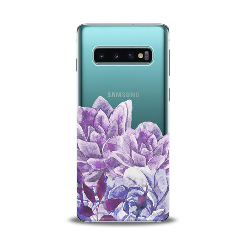 Lex Altern Awesome Purple Flowers Samsung Galaxy Case