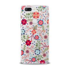 Lex Altern Colorful Floral Pattern OnePlus Case