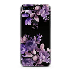 Lex Altern TPU Silicone Phone Case Amazing Purple Plants