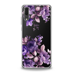 Lex Altern TPU Silicone Huawei Honor Case Amazing Purple Plants