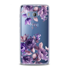 Lex Altern TPU Silicone HTC Case Amazing Purple Plants