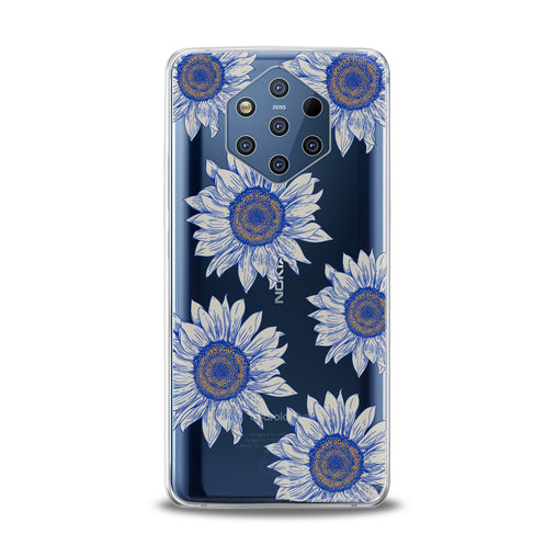 Lex Altern Painted Blue Sunflowers Nokia Case