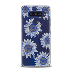 Lex Altern TPU Silicone LG Case Painted Blue Sunflowers