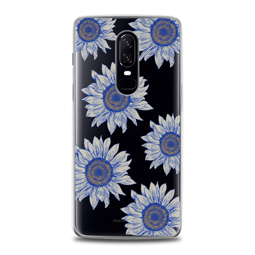 Lex Altern Painted Blue Sunflowers OnePlus Case