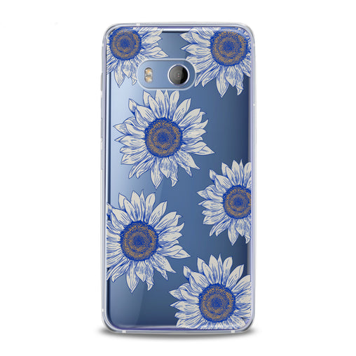 Lex Altern Painted Blue Sunflowers HTC Case