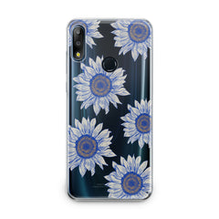 Lex Altern TPU Silicone Asus Zenfone Case Painted Blue Sunflowers
