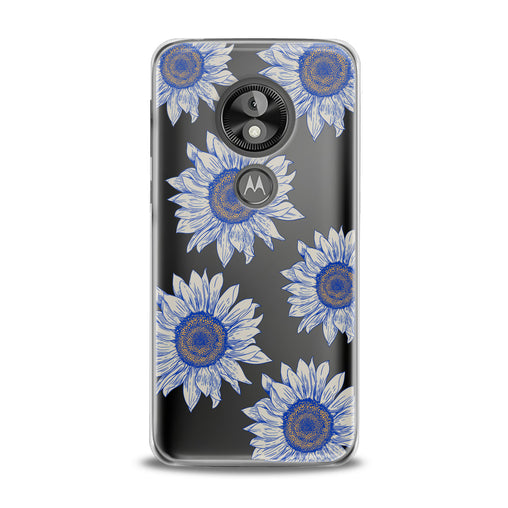 Lex Altern Painted Blue Sunflowers Motorola Case