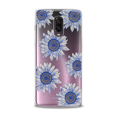 Lex Altern TPU Silicone OnePlus Case Painted Blue Sunflowers