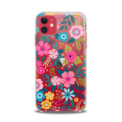 Lex Altern TPU Silicone iPhone Case Graphical Colored Flowers
