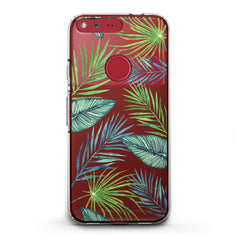 Lex Altern TPU Silicone Phone Case Tropical Leaves Print