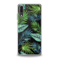 Lex Altern TPU Silicone Huawei Honor Case Tropical Leaves Print