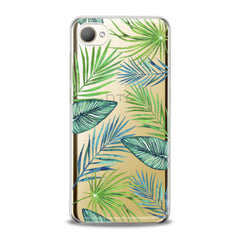 Lex Altern TPU Silicone HTC Case Tropical Leaves Print