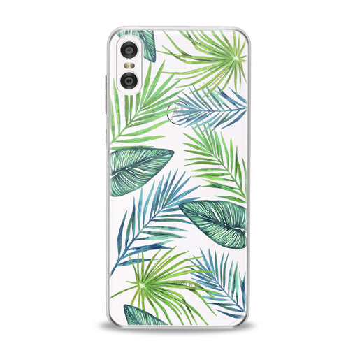 Lex Altern Tropical Leaves Print Motorola Case