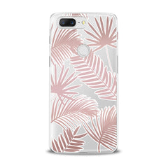 Lex Altern TPU Silicone OnePlus Case Pink Leaves