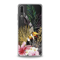 Lex Altern TPU Silicone Huawei Honor Case Tropical Birds Theme