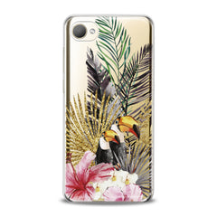 Lex Altern TPU Silicone HTC Case Tropical Birds Theme