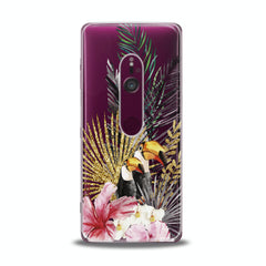 Lex Altern TPU Silicone Sony Xperia Case Tropical Birds Theme