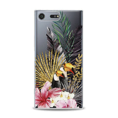 Lex Altern TPU Silicone Sony Xperia Case Tropical Birds Theme