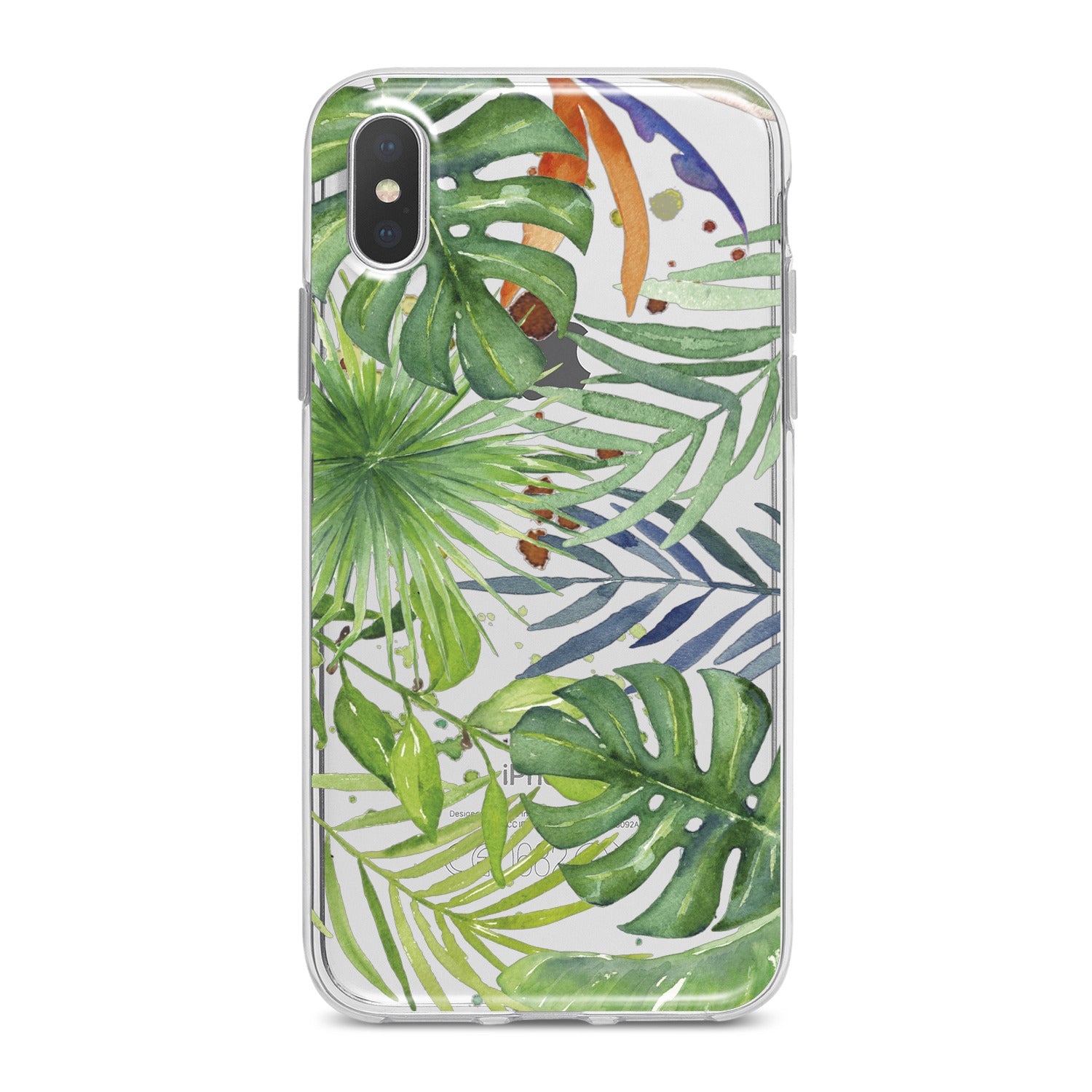 Lex Altern Green Monstera Pattern Phone Case for your iPhone & Android phone.