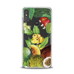 Lex Altern TPU Silicone Motorola Case Tropical Fruits Theme