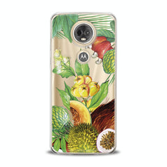 Lex Altern TPU Silicone Motorola Case Tropical Fruits Theme