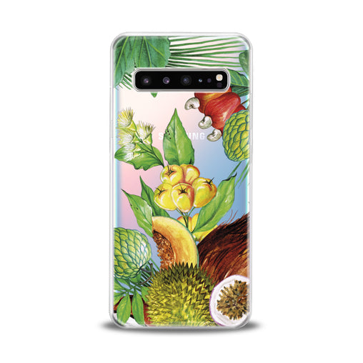 Lex Altern Tropical Fruits Theme Samsung Galaxy Case